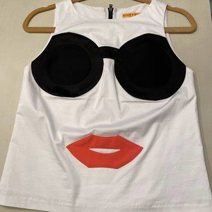 Alice + Olivia XS Stace Face Tank